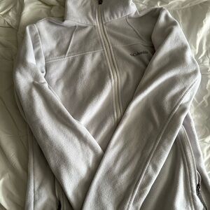 Columbia White Cozy Fleece Jacket